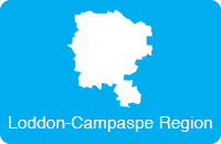 Graphic showing the boundaries of the Loddon-Campaspe Region