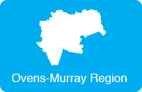 Graphic showing the boundaries of the Ovens- Murray Region